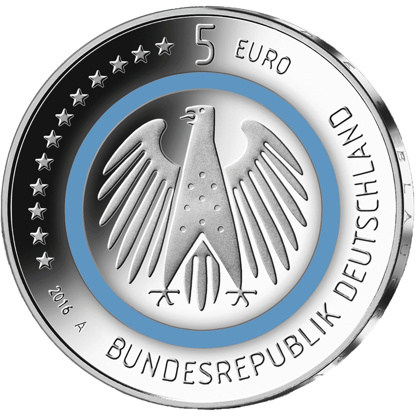 Rückseite der 5-Euro-Münze 