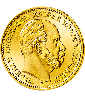 Die erste Goldmünze des Deutschen Kaiserreiches!