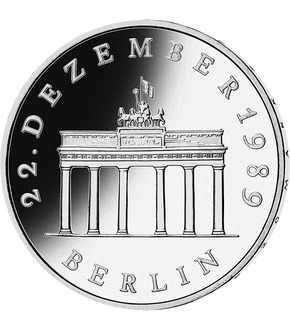 20-Mark-DDR-Gedenkmünze "Öffnung Brandenburger Tor"