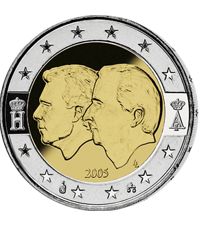 Monnaie de 2 Euros «Union économique belgo-luxembourgeoise» Belgique 2005