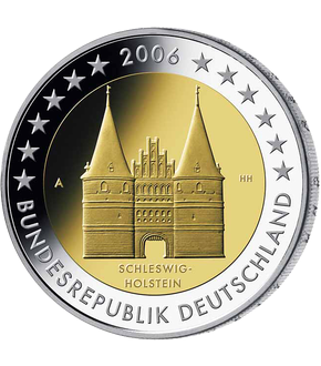 Monnaie de 2 Euros  «Schleswig-Holstein» Allemagne 2006
