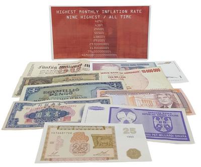 Hyperinflation: Die neun Banknoten mit den höchsten Nennwerten aller Zeiten