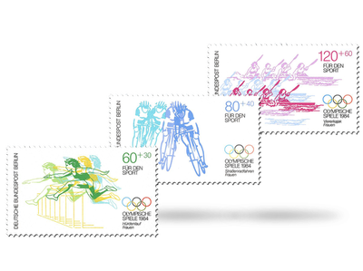 Briefmarken Berlin Sporthilfe 1984: Olympische Sommerspiele