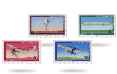 Jugendbriefmarken Jahrgang 1978 - Luftfahrt
