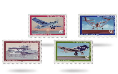 Jugendbriefmarken Jahrgang 1979 - Luftfahrt