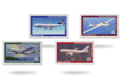 Jugendbriefmarken Jahrgang 1980 - Luftfahrt