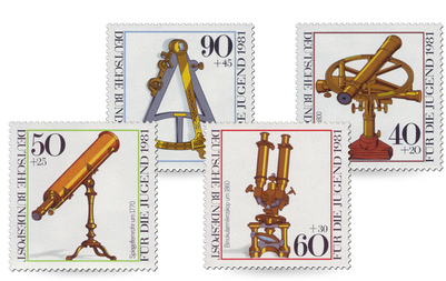 Jugendbriefmarken Jahrgang 1981 - Optische Instrumente