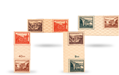 Briefmarken aus der Sowjet. Besatzungszone