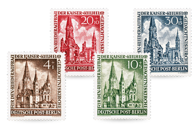 Briefmarkensatz Gedächtniskirche