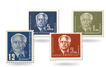 Briefmarkensatz Ehren Wilhelm Piecks