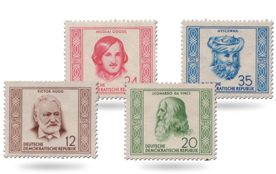 Briefmarken Geburts- und Todestage berühmter Persönlichkeiten