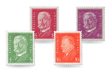 Die Briefmarkenserie der Reichspräsidenten von 1928