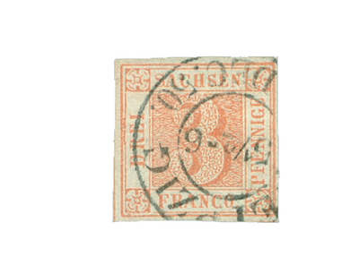 Deutschlands bekannteste Briefmarke  - Der legendäre „Sachsen-Dreier“!