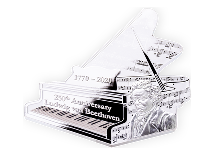 Monnaie de 10 Dollars en argent « Piano Beethoven » 2020 