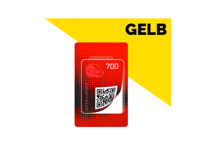 Crypto Stamp 2.0 aus Österreich „gelber Dachs“