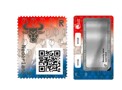 Crypto Stamp aus den Niederlanden 