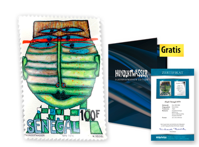 Die Hundertwasser-Silberbriefmarken-Edition!