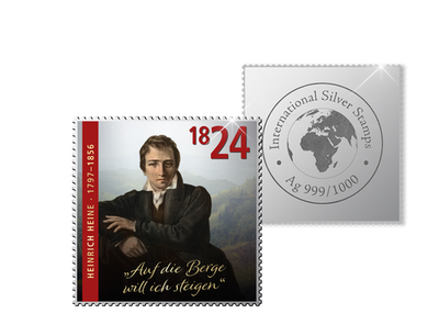 International Silver Stamps™ Heinrich Heines Harzreise