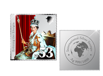 International Silver Stamps „Queen Elizabeth II. - Ein Leben für die Krone“ 