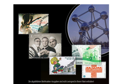 Die offiziellen Briefmarken Neuheiten aus Belgien