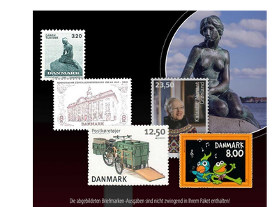 Die offiziellen Briefmarken Neuheiten aus Dänemark