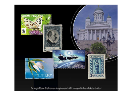 Die offiziellen Briefmarken Neuheiten aus Finnland