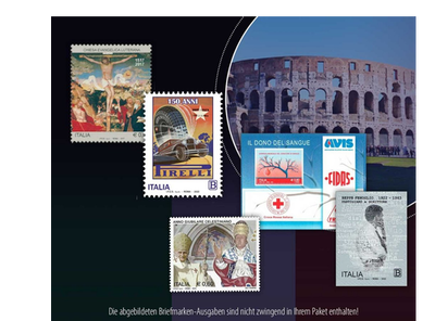 Die offiziellen Briefmarken Neuheiten aus Italien