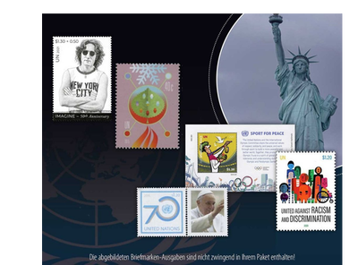 Die offiziellen Briefmarken Neuheiten der UNO-New York