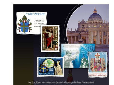 Die offiziellen Briefmarken Neuheiten aus dem Vatikan
