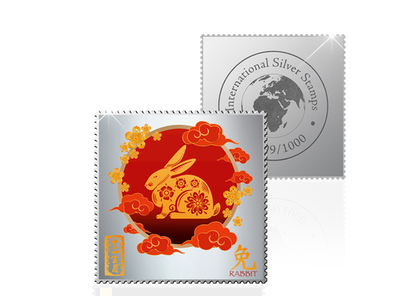 International Silver Stamps „Chinesische Tierkreiszeichen“ 