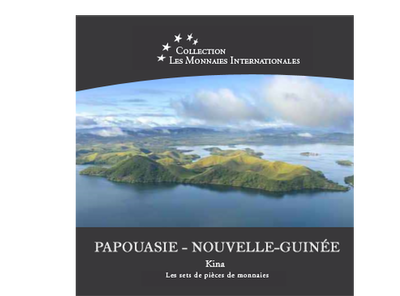 Les monnaies internationales, set complet Kina : Papouasie Nouvelle Guinée