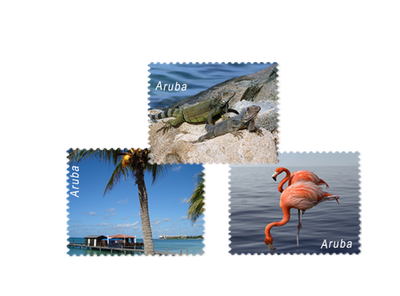 Die offiziellen Briefmarken Neuheiten aus Aruba