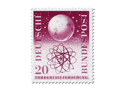 Briefmarke Forschungsförderung 1955, Michel-Nr. 214