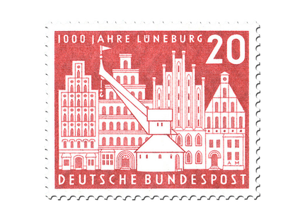 Briefmarke 1000 Jahre Lüneburg