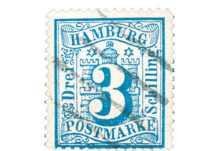 Hamburg – 3 Schilling in seltener Farbvariante
