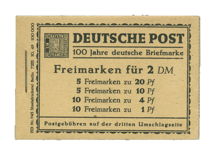 Markenheftchen von Berlin, der DDR und der BRD