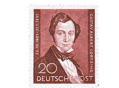 Briefmarke Berlin 100. Todestag Albert Lortzing