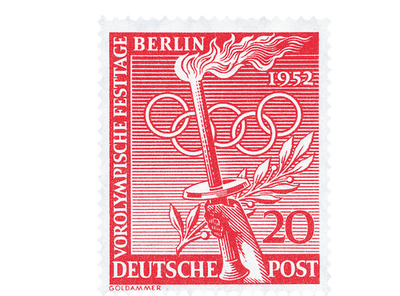 Briefmarkensatz Vorolympische Festtage