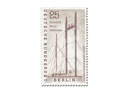 Briefmarke zur Deutschen Industrieausstellung 1956