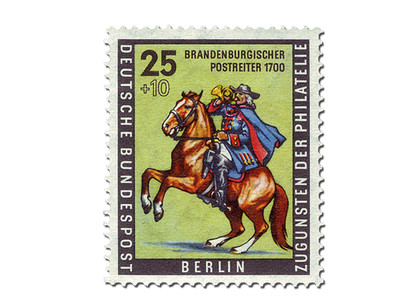 Briefmarke Tag der Briefmarke 1956 Berlin