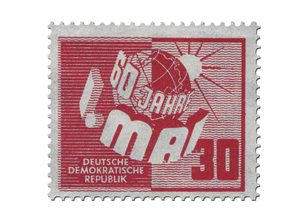 Briefmarke 60 Jahre 1. Mai