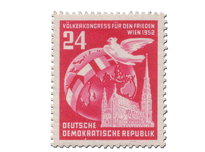 Briefmarken Völkerkongress Wien 1952