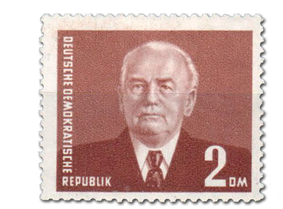 Briefmarke Präsident Wilhelm Pieck 2DM