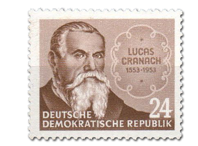 Briefmarke 400. Todestag von Lucas Cranach dem Älteren