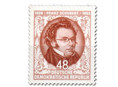 Briefmarke 125. Todestag Franz Schubert