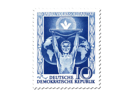Briefmarke 10 Jahre Volkssolidarität
