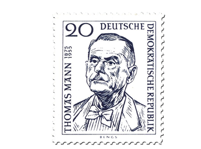 Briefmarke 1. Todestag Thomas Mann
