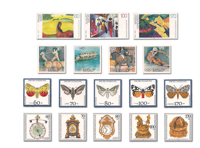 Briefmarken Deutschland Jahrgang 1992