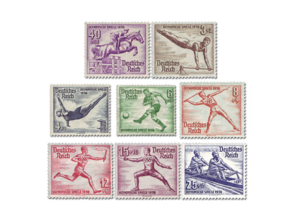 Briefmarken Deutsches Reich - Olympische Sommerspiele Berlin