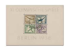 Briefmarkenblock 5: Olympische Sommerspiele in Berlin